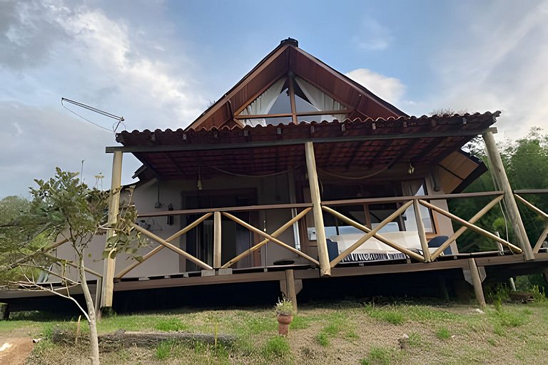 Chalé 02 quartos no Sítio Solar di Stella