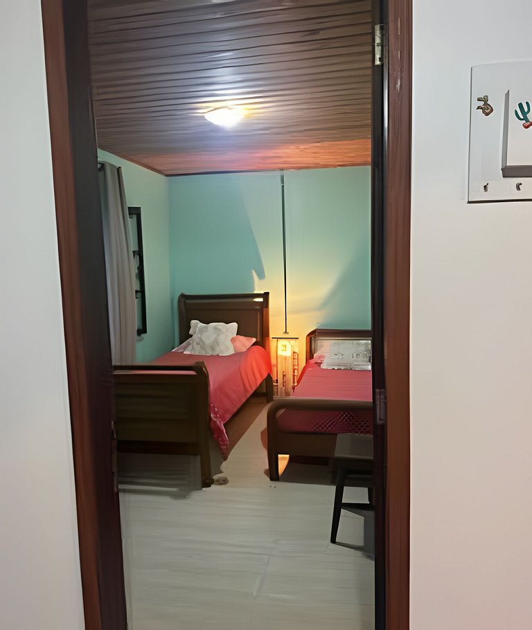 Chalé 02 quartos no Sítio Solar di Stella