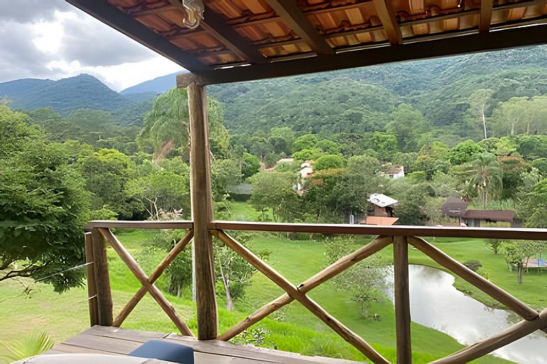 Chalé 02 quartos no Sítio Solar di Stella