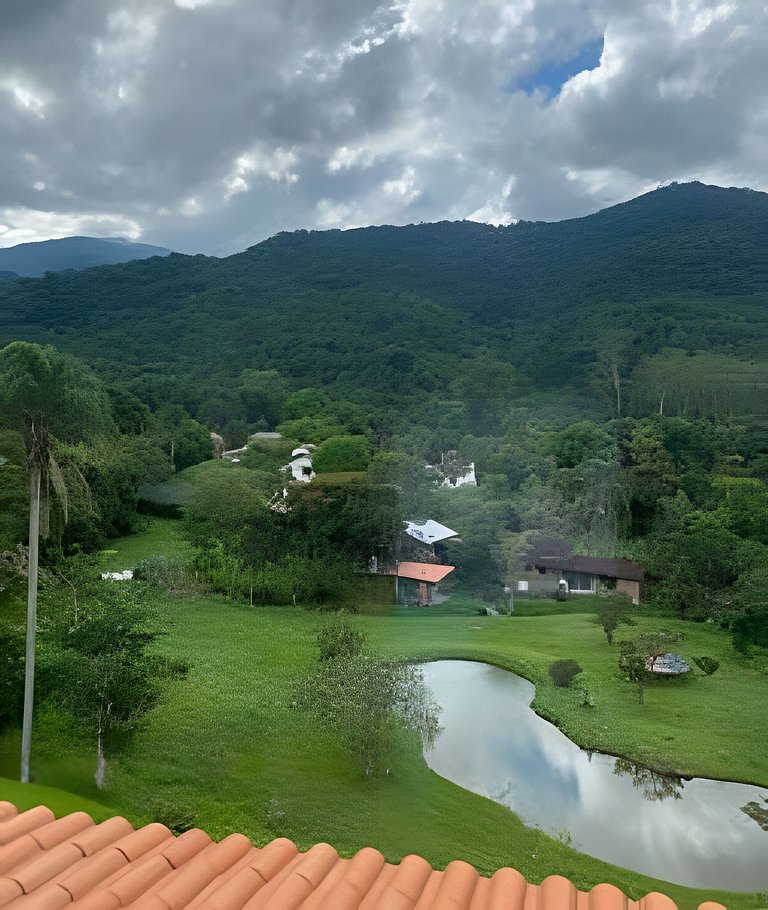 Chalé 02 quartos no Sítio Solar di Stella