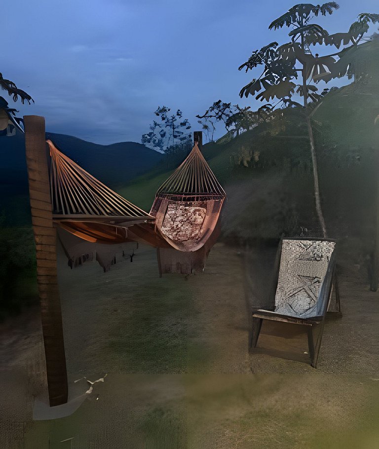 Chalé 02 quartos no Sítio Solar di Stella