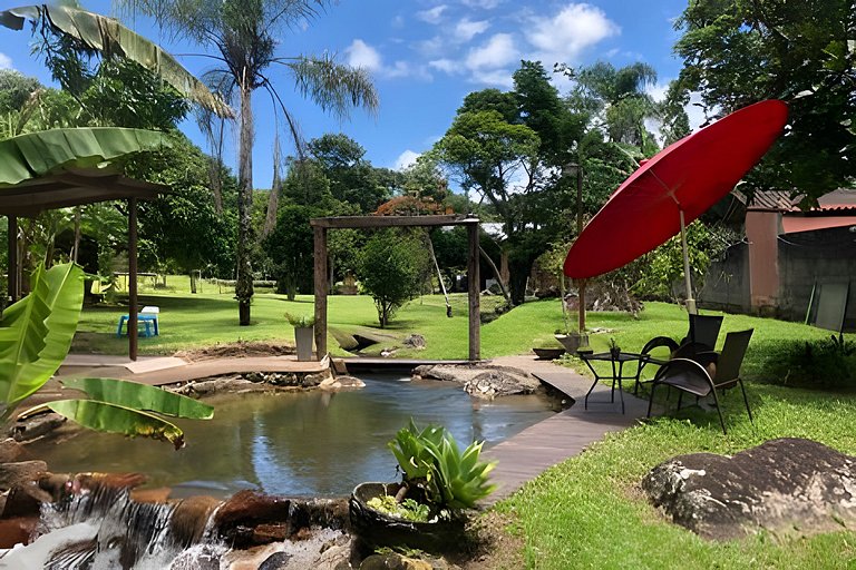 Chalé 02 quartos no Sítio Solar di Stella