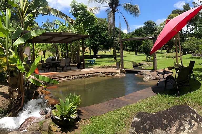 Chalé 02 quartos no Sítio Solar di Stella